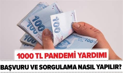 Kimlik numarasının son hanesine göre alınmaya başlanmıştır. 1000 TL yardım nasıl alınır? e-Devlet pandemi sosyal ...