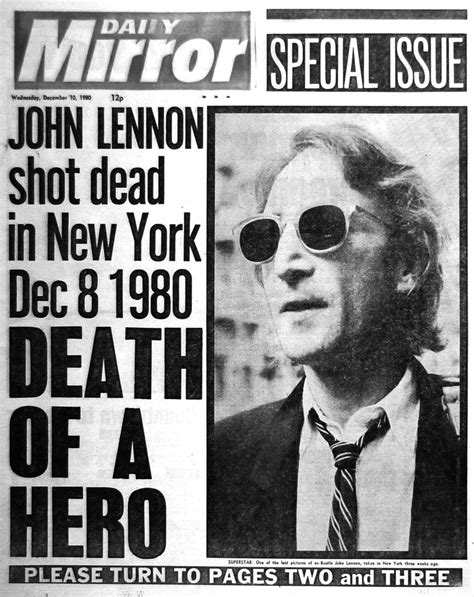 Fans were waving postcards of the actor. BuzzFeed on Twitter: "Remembering #JohnLennon on the ...