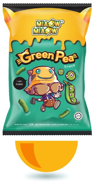 ★ taipei food products sdn bhd ★ no. GREEN PEA - Miaow Miaow - Heart Miaowting Taste