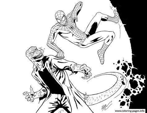 Stan lee in the u.s. Spiderman Vs Coloring Pages Printable