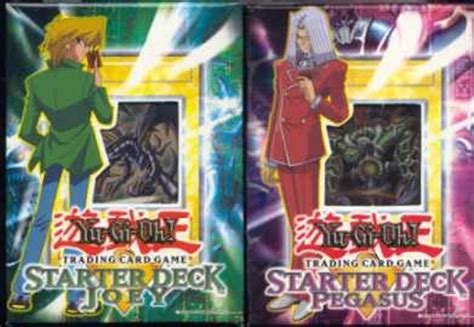 Continuing the theme of starter deck evolutions based off of kaiba and yugi's offical evolution starter deck. Yu-Gi-Oh Starter Joey/Pegasus 1st Ed Decks (1 of each ...