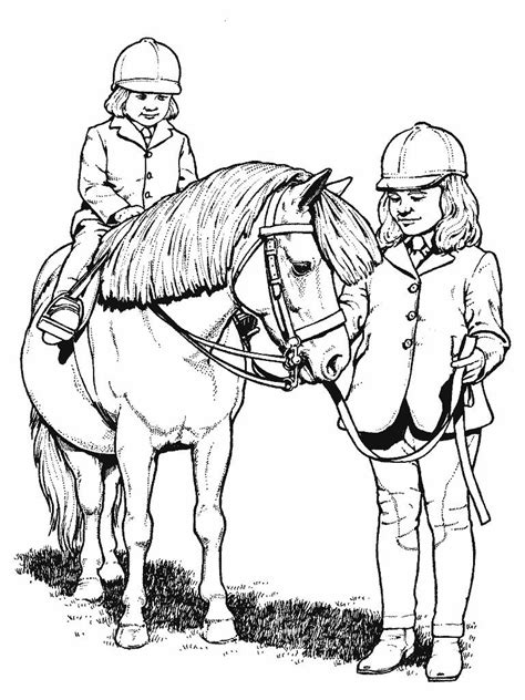 If he's interested, he could also. Horse coloring pages for kids | Coloring Pages For Kids