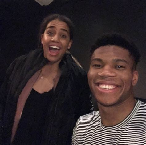 Fortunately these two found one another. Giannis Antetokounmpo girlfriend: Star in Bucks NBA match ...