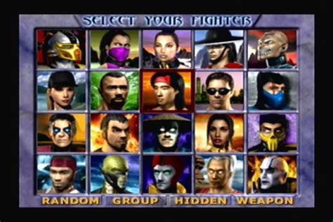 Due to a large number of characters and games in the series, the list is presented in the following table. Mortal Kombat Gold Screenshots for Dreamcast - MobyGames