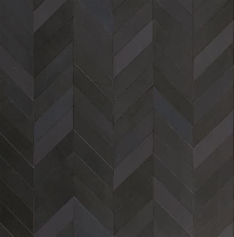 White porcelain chevron tile floor from @stonepeakceramics with custom wood flooring in dark walnut & jacobean stain. Academy Tiles - Porcelain Tiles - Mews - 83856 | Black ...