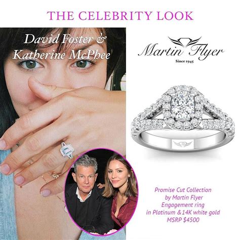 Katharine mcphee and david foster attend celebrity fight night in verona, italy on september 8, 2018. Engagement Ring David Foster Katharine Mcphee - Now Trend