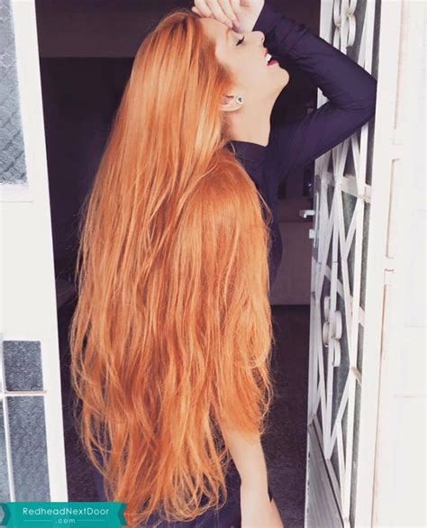 Hair color and texture can be a sign of ethnic ancestry. Is she the Redhead with the longest hair in the world ...