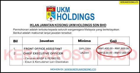 Unipeq sdn bhd is a wholly owned subsidiary of ukm holdings sdn bhd. Jawatan Kosong UKM Holdings Sdn Bhd - Jawatan Kosong ...