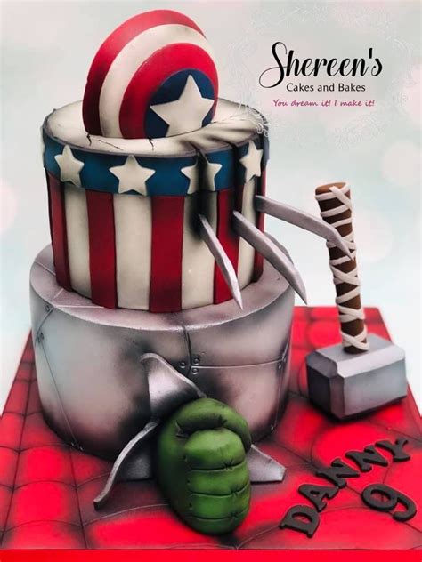 Cake designs images cool cake designs superhero birthday cake avengers birthday pastel marvel football cakes for boys justice league cake spiderman cake topper marvel cake. Avengers birthday cake captain America wolverine Spider ...