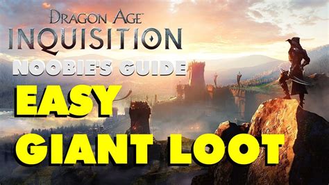 There are mine shafts, ladders, and elevators. Noobie's Guide to Dragon Age Inquisition: Easy Giant Loot ...