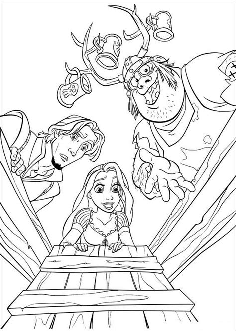 Free printable coloring pages for a variety of themes that you can print out and color. Princess Rapunzel Tangled | Disney Coloring Pages