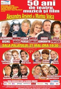 Am facut toate vaccinurile (ambele doze, n.r.) si de patru. Spectacol Alexandru Arsinel si Marina Voica la Sala ...