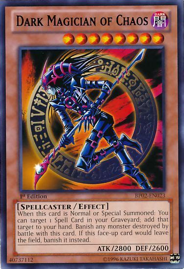 Decks, tips, effect and rulings. BP02-EN023 Dark Magician of Chaos