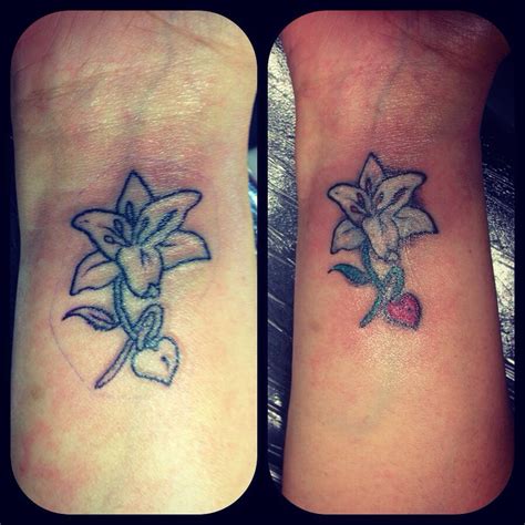 Making a tattoo is a very responsible decision in the life of those that want to have it. Teeny tiny lily tattoo on the wrist. | Lily tattoo ...