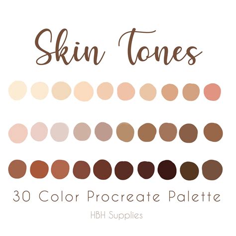 Rank history shows how popular smooth skin for instagram is in the ios, and how that's changed over time. Skin Tones Palette, Procreate Palette, Instant Download ...