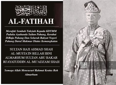 Ticket deals start at $60. Sultan Ahmad Shah mangkat | Foto | Berita Harian