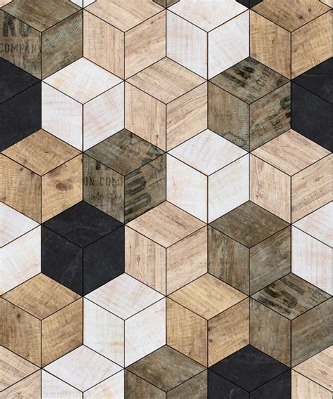 Our selection of geometric wallpaper includes graphic prints of odd shapes, lines and illustrations. Geometric Timber Cube Wallpaper • Masculine Design ...