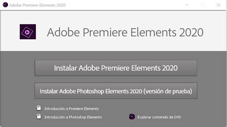 With each new release of adobe premiere elements, adobe reviews industry standards, market trends, and user feedback to define the new feature set. Descargar e instalar Adobe Premiere Elements