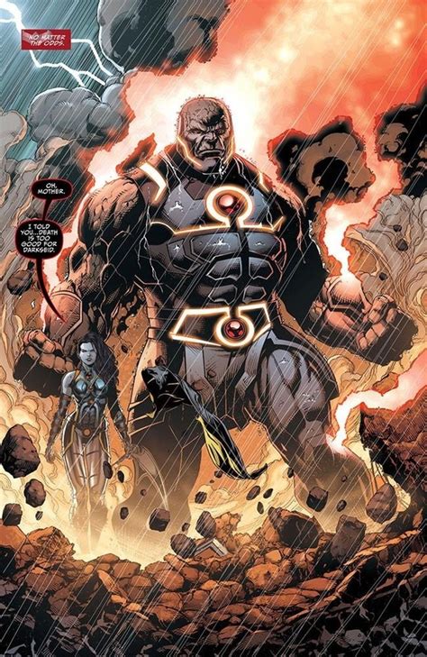 Darkseid had briefly been forced by his mother to marry tigra, with whom he also had a son. How should Darkseid be introduced in the DCEU? - Quora