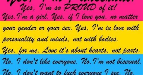 'i realised at age 9 that i. I am pansexual | LGBTQ+ | Pinterest | Like you, I like you ...