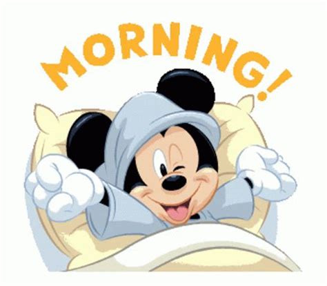 Einen guten start in den tag hätte wohl jeder gerne, aber leider ist dies nicht immer der fall. Mickey Mouse Good Morning GIF - MickeyMouse GoodMorning ...