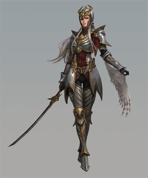 This is a fine name with the meaning of morning dew. ArtStation - owl knight, jae hyuck jang | Fantasy female ...