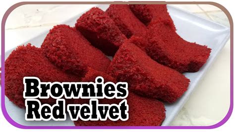 Temukan juga resep terbaik brownies panggang tepung beras irit 1. Resep Kue Brownies Redvalvet 100% Lezat !! - YouTube