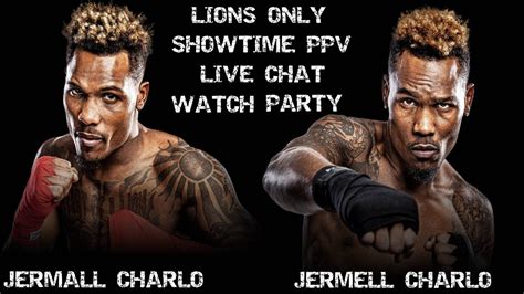 Jermall charlo (born may 19, 1990) is an american professional boxer. 🥊Jermell & Jermall Charlo Showtime PPV Live Fight Chat No ...