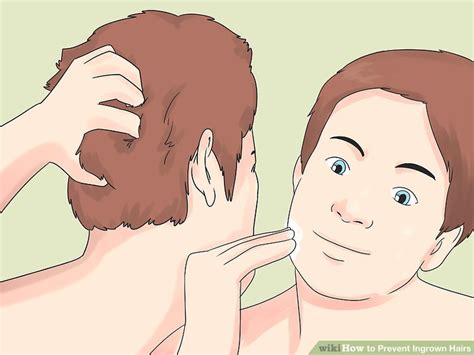 Exfoliating removes the dead skin cells that could potentially clog pores and helps lift the hairs away from the skin, allowing the razor to cut closer to the skin. 4 Ways to Prevent Ingrown Hairs - wikiHow