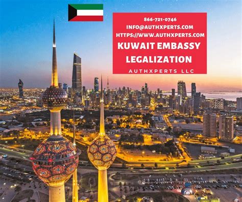 Address, email, fax, phone number, name of the ambassador and opening hours. Kuwait Embassy Legalization - Authxperts LLC, USA