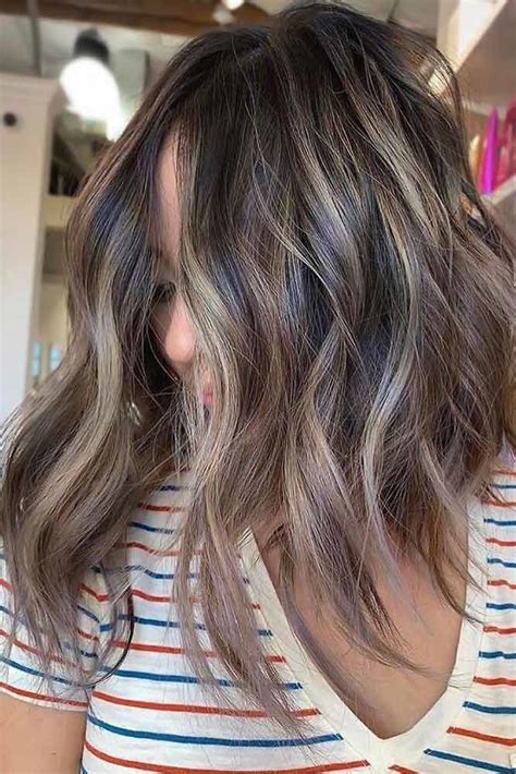 You can get ash brown highlights with whatever hair color you already have; 70 Sassy Looks With Ash Brown Hair | LoveHairStyles.com