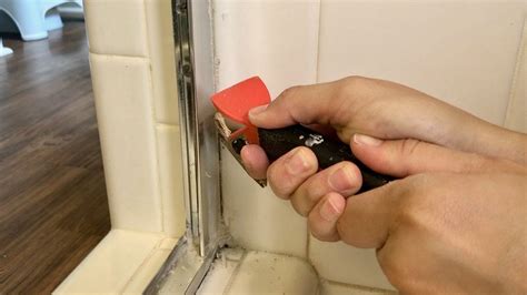 Cut water to house off or if there are cut off behind the tub cut it off there. How to Remove and Replace Bathroom Caulk in a Shower Stall ...