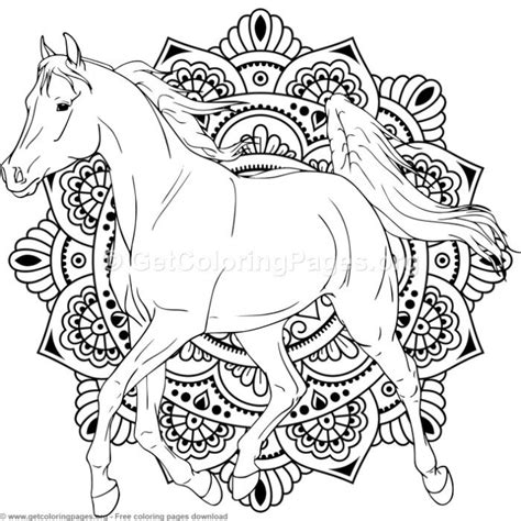 We have 100 horse coloring pages here. Horse Herd Coloring Pages at GetColorings.com | Free ...