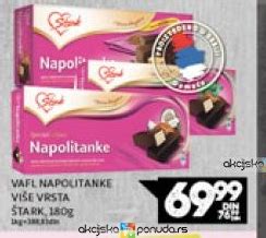 N1 info pre 2 sata | zadovoljna hr. Napolitanke Štark 180 g cena na akciji Roda s94438