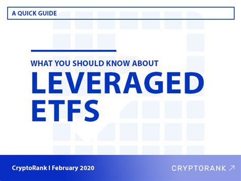 A centralized cryptocurrency exchange is a lot like what it sounds like: What are Leveraged ETFs & How Do They Work in Crypto ...