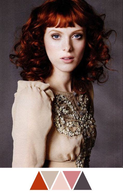 Red hair ideas ( girls ). vintage, curls, red hair, blush, taupe, cream, roast ...