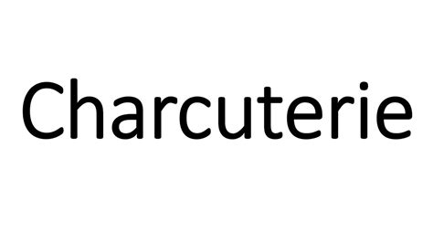 This is how employees at microsoft pronounce because it follows how microsoft's current ceo pronounces azure. How do you Pronounce Charcuterie | English, American ...