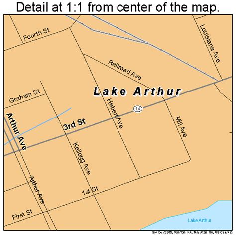 Check spelling or type a new query. Lake Arthur Louisiana Street Map 2241050