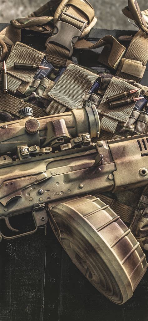 Download the background for free. RPK-16 LMG Light Machine Gun 1125x2436 iPhone X wallpaper ...