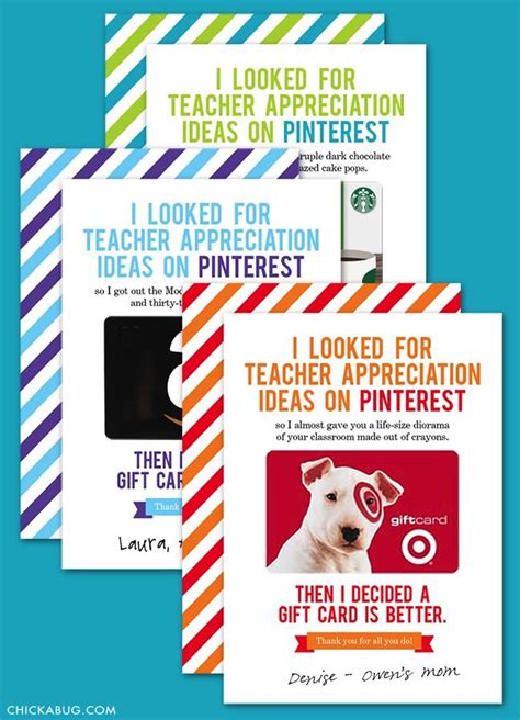 This printable gift card belongs to these categories: 12 printable gift card holders for teachers - Cool Mom ...