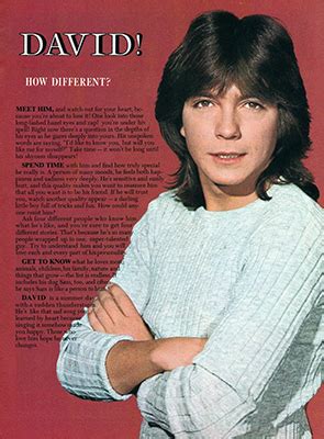 1971 in anderen kalendern ab urbe condita: David Cassidy In Print - Fave Magazine August 1971