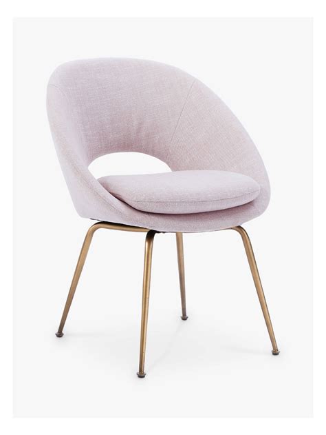 West elm helvetica desk chair leather molasses $699 (chair has issues/ read desc. west elm Orb Dining Chair, Dusty Blush at John Lewis ...