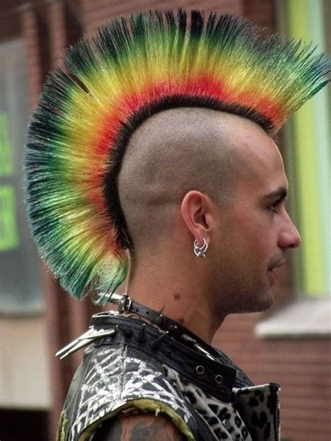 Also, punt hairstyles are very popular among men and women and they have unique styles of haircuts. 15 Atypical Punk Hairstyles for Men | MensHaircutStyle