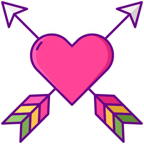 Arte lineal corazón rojo, amor corazón felicidad día de san valentín whatsapp, corazón, amor, corazón png. Corazón - Iconos gratis de flechas