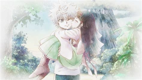 Hunter x hunter (2011) dubbed. Alluka kiss killua cheek - Alluka zoldyck Wallpaper ...