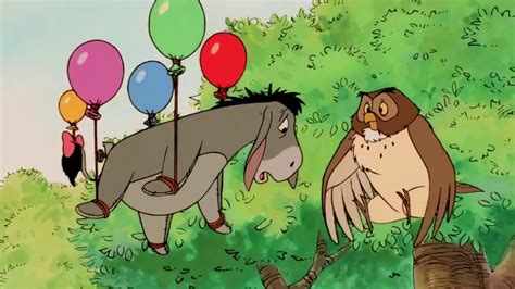 A donkey named eeyore is his friend, and kanga, and little roo. The New Adventures of Winnie the Pooh Donkey for a Day ...