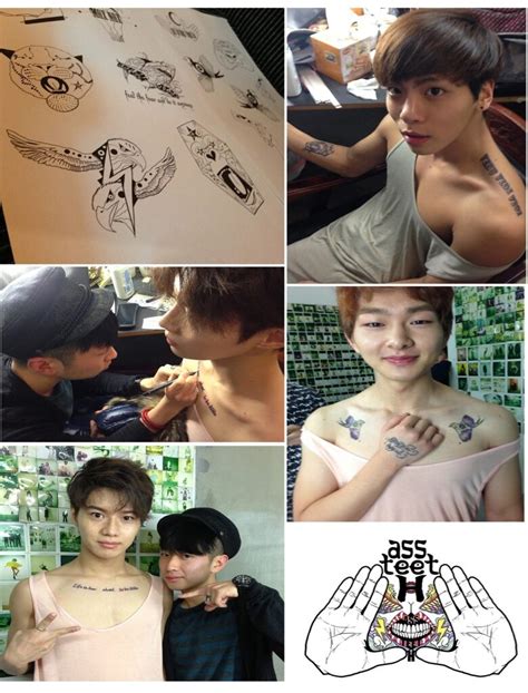 We need 'never gonna dance again' act 1 very soon for our questions about these to be answered. Kpop Hotness: SHINee's Jonghyun, Onew & Taemin Getting Tattoos