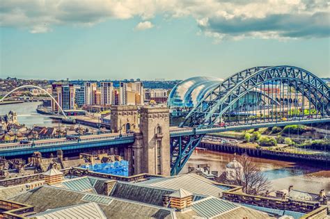 Cathedral and castle occupy the heights that are immediately above the river tyne. Newcastle Upon Tyne, City 2/69 in the UK Cityscapes ...