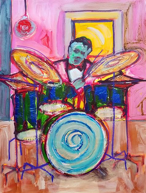 Jazz in the name of artist Verna Hart - Auction Finds