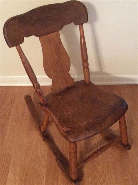 Great savings & free delivery / collection on many items. Antique sewing nursing rocker low armless wooden Victorian ...